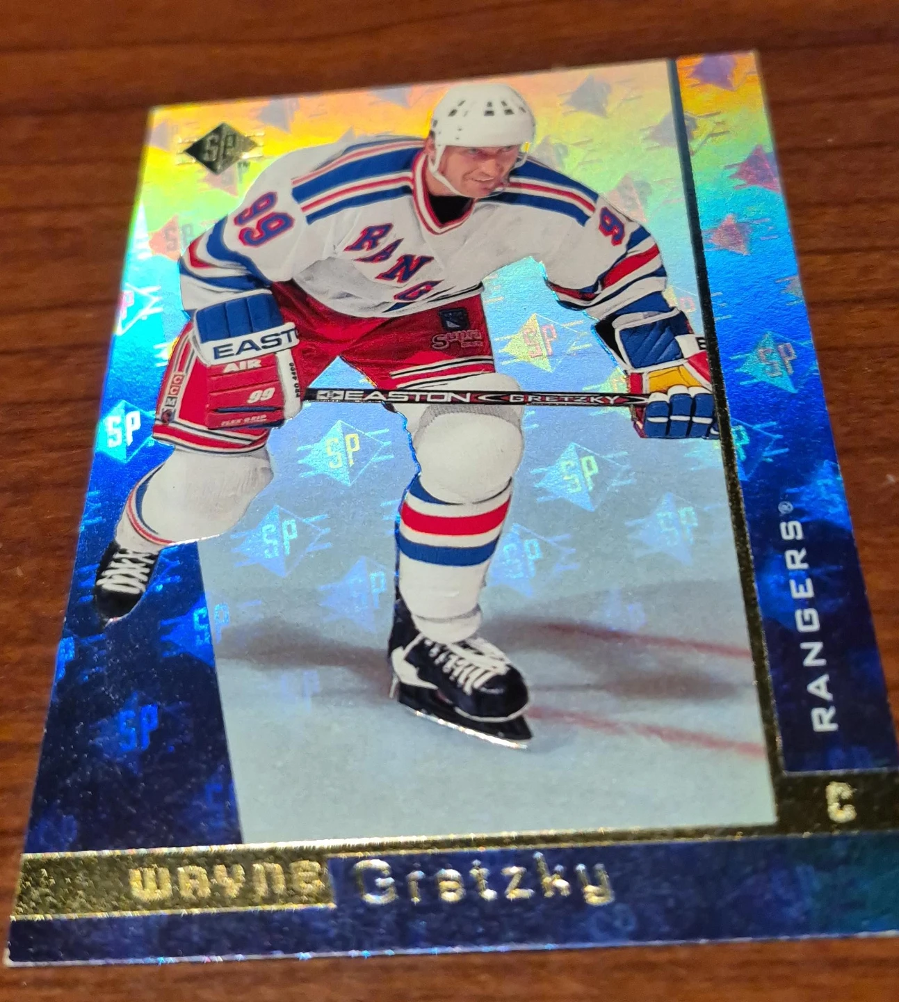 Wayne Gretzky SP Rangers Hockey Card thumbnail