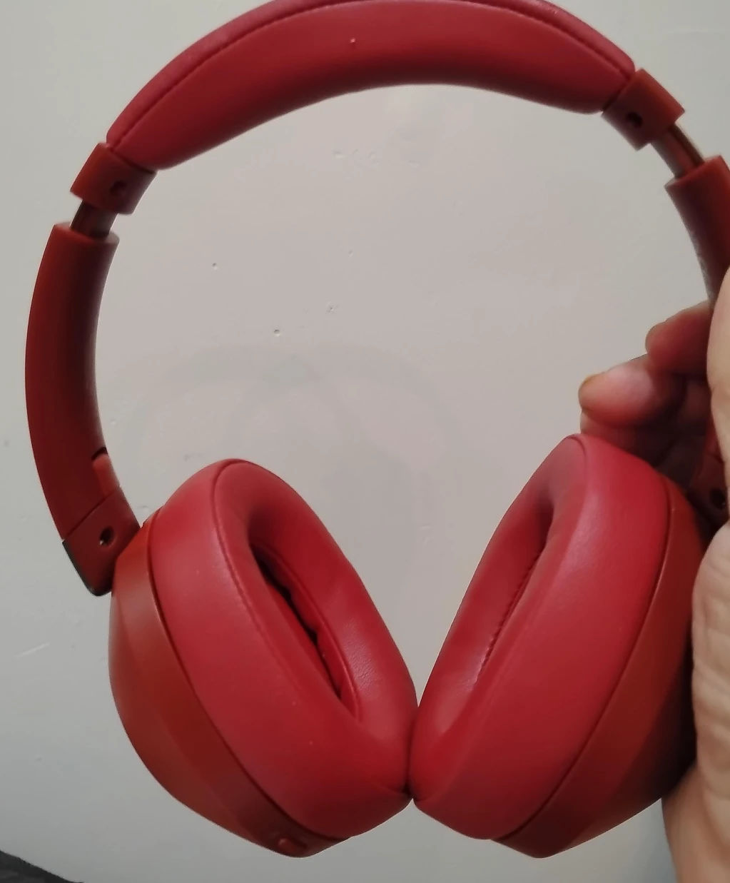 Red Monoprice BT-600ANC Bluetooth Headphones