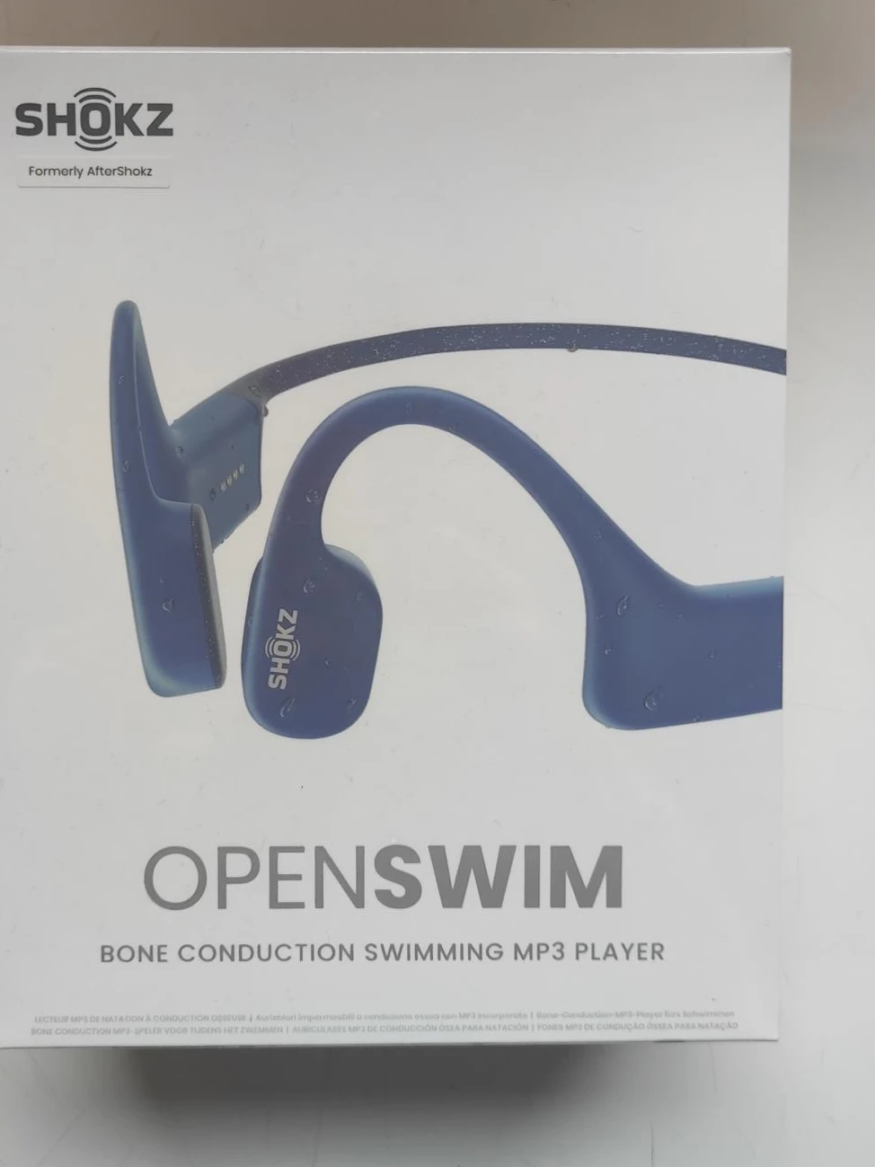 Shokz OpenSwim Bone Conduction Swimming MP3 Player - New!
