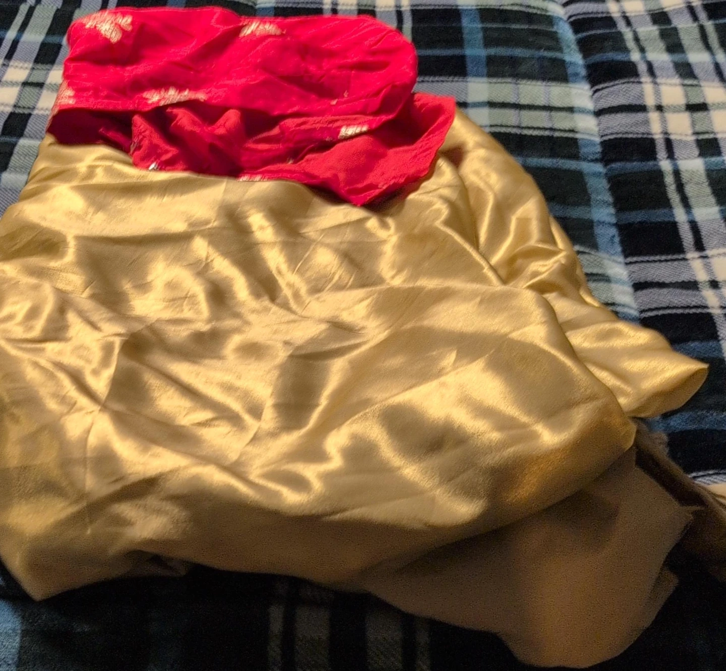 Sari - Gold and Red thumbnail