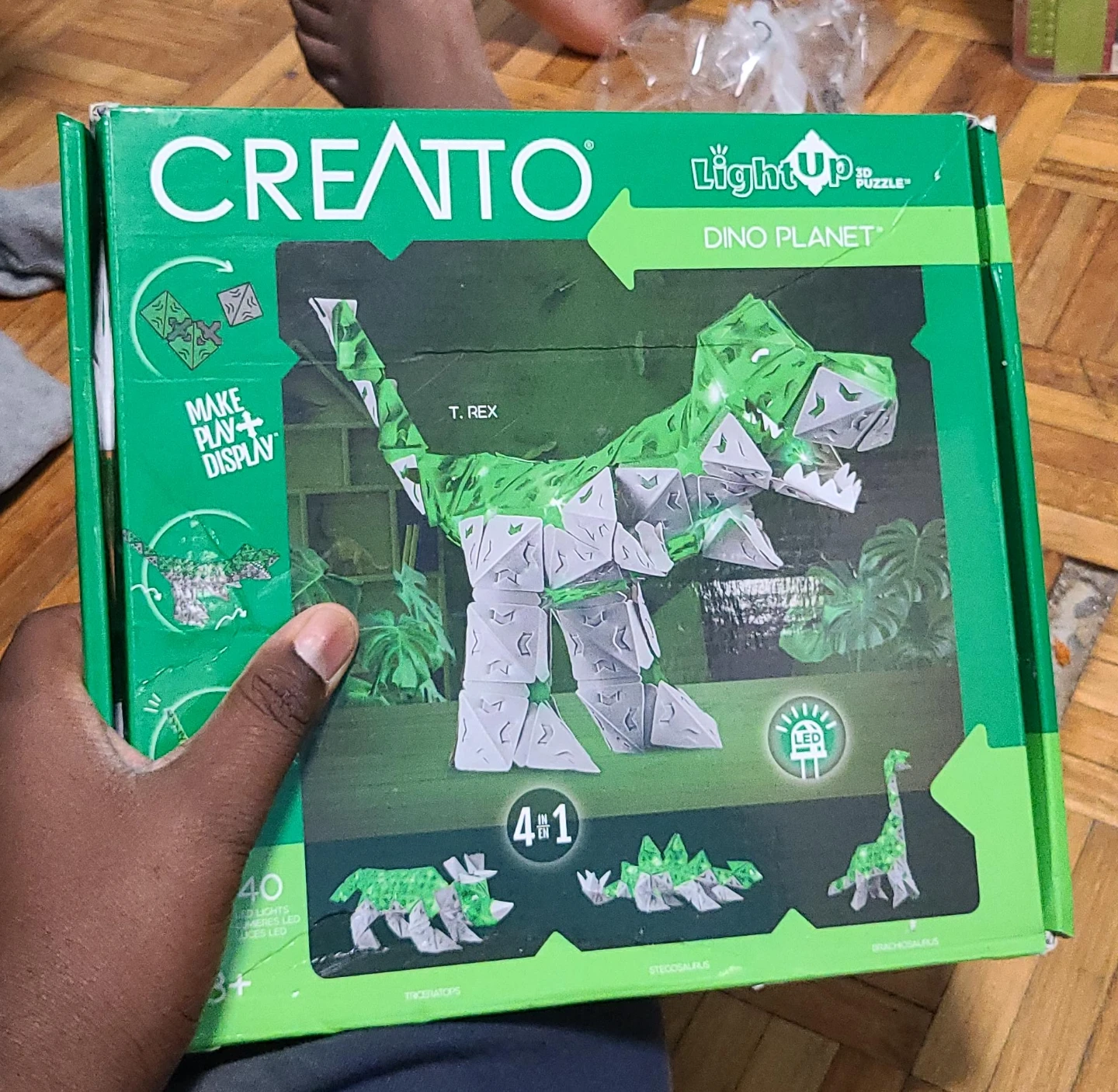 Creatto Light Up 3D Puzzle Dino Planet