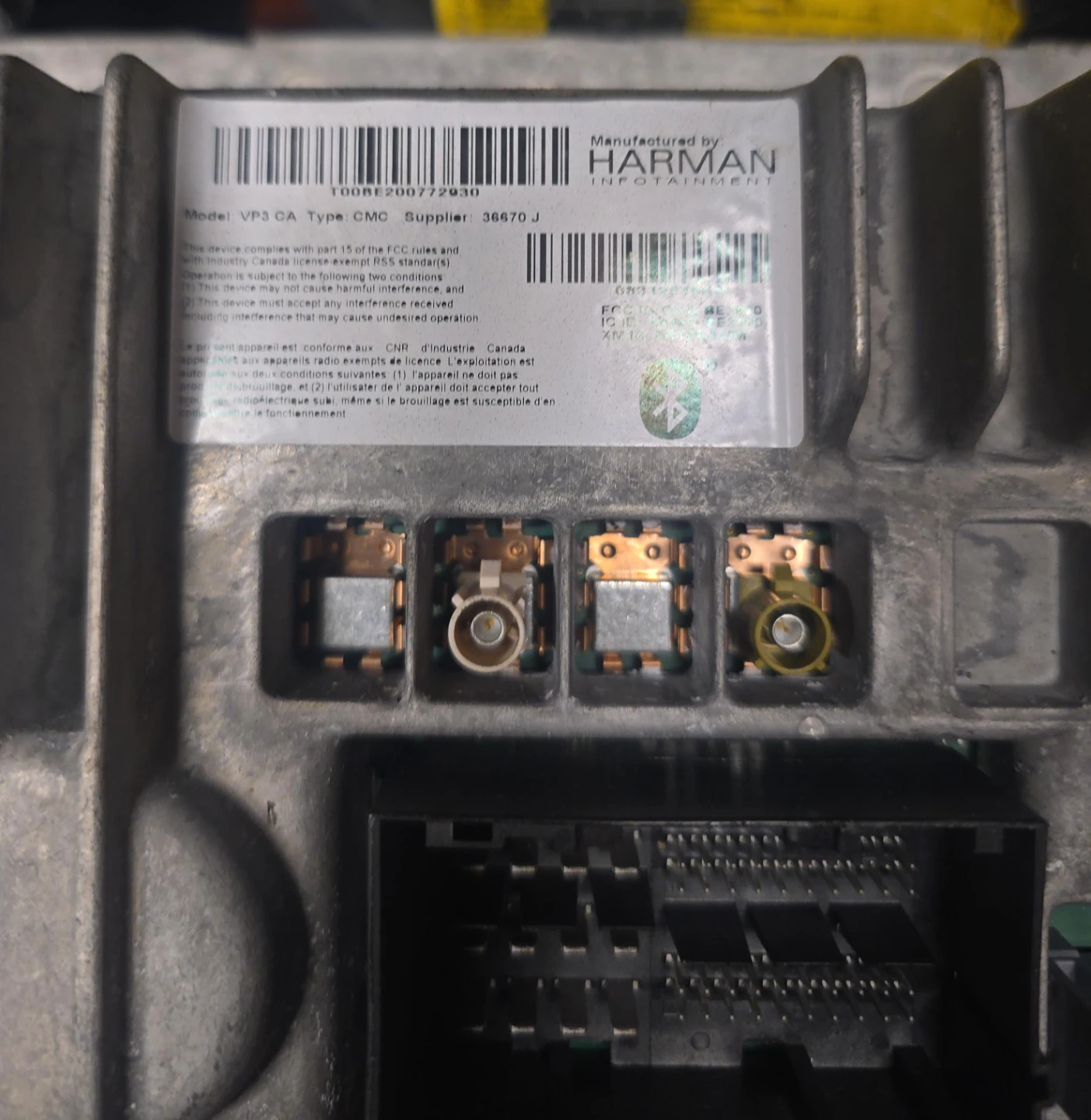 Harman VP3 CA Type CMO Car Radio image indicator(2)