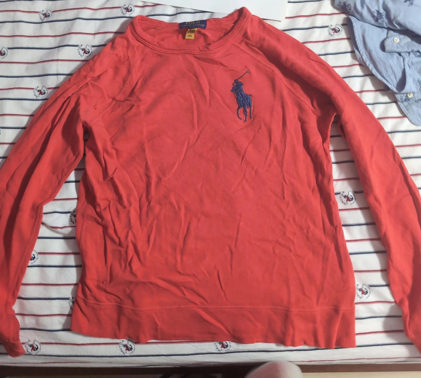 Ralph Lauren Polo Red Long Sleeve - Size L (14-16)