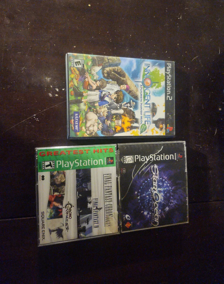 PlayStation 1 & 2 Games: Star Ocean, Chrono Trigger