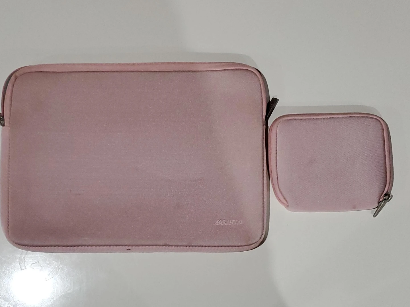 MOSISO Pink Laptop Sleeve with Small Case thumbnail
