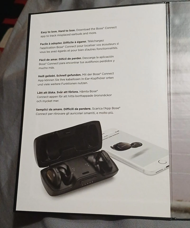 Bose Soundsport Free Wireless Headphones - Black