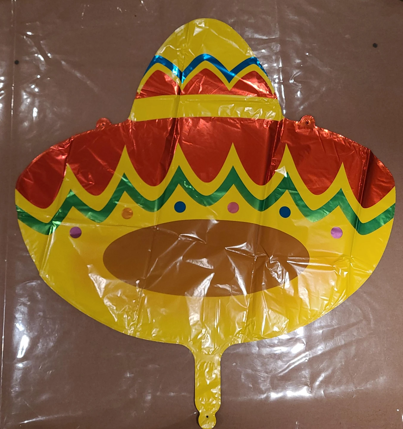Fiesta Theme Balloons - Red Pepper & Sombrero thumbnail