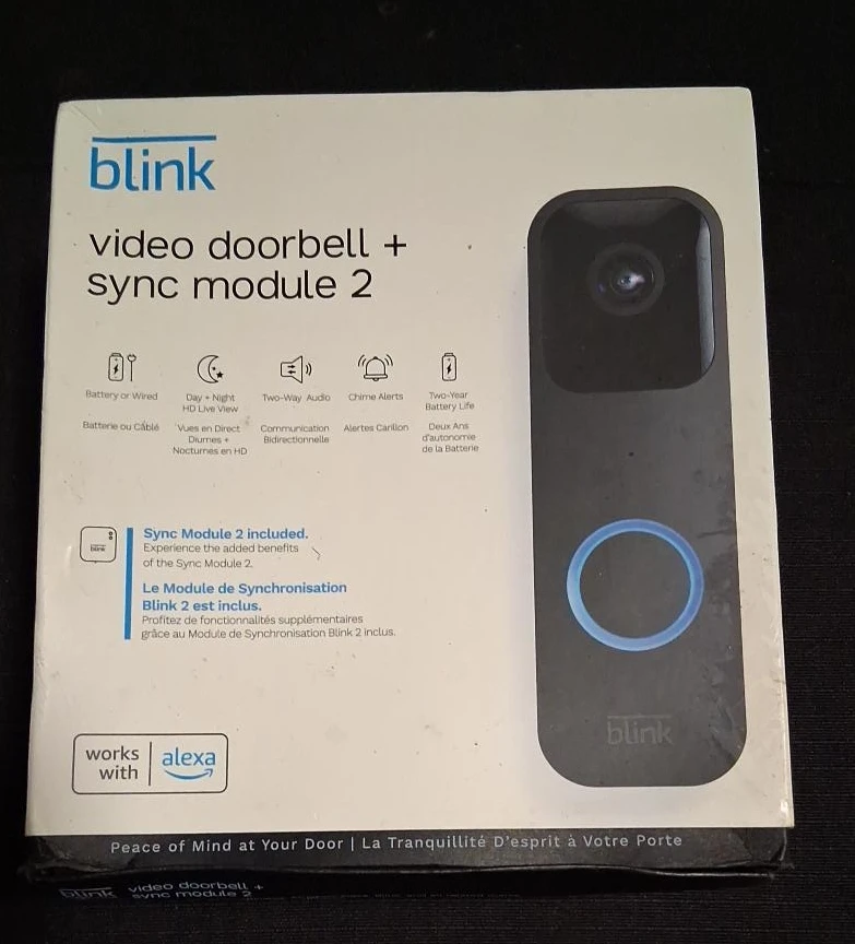 New Blink Video Doorbell + Sync Module 2