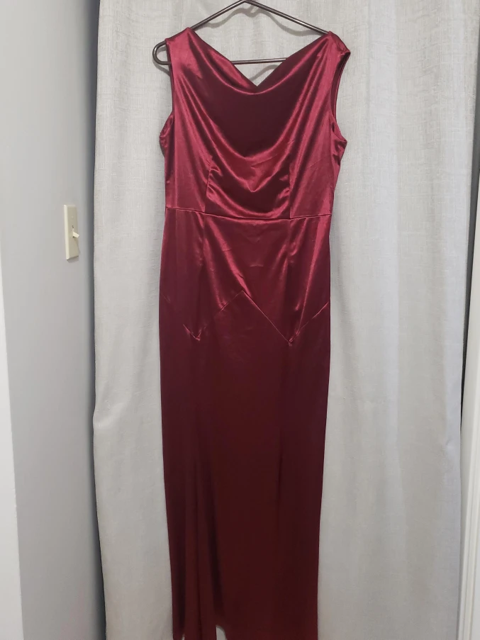 Burgundy Dress XXL New