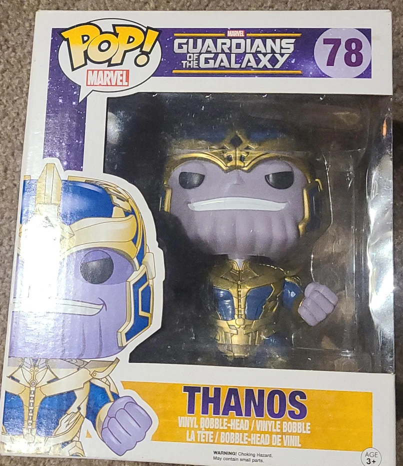 Funko Pop! Marvel Guardians of the Galaxy Thanos #78 thumbnail