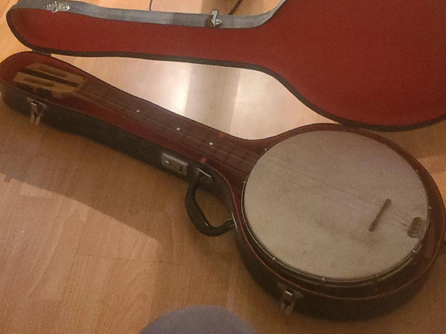 Vintage Banjo with Case thumbnail