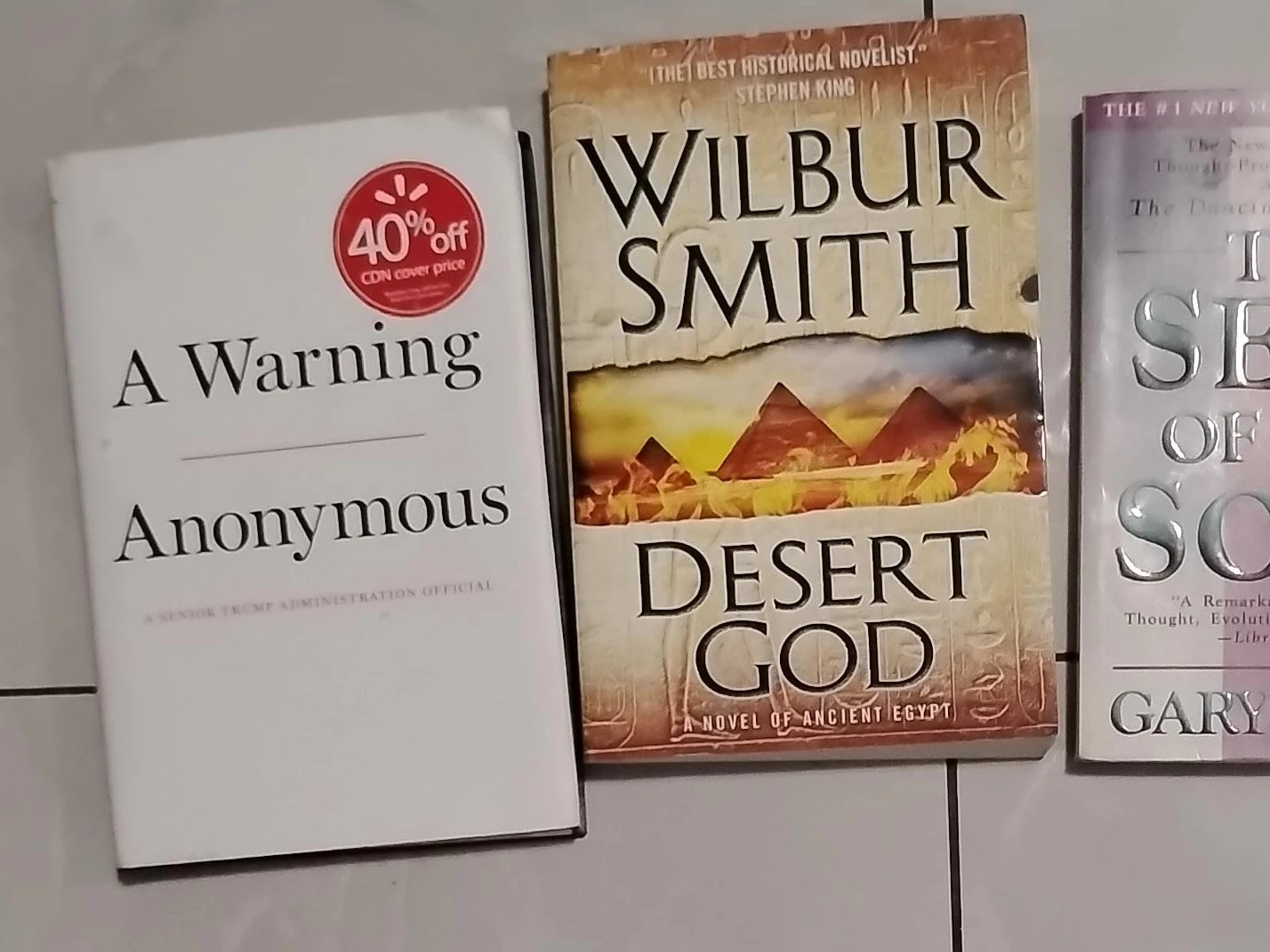 Books: A Warning, Desert God