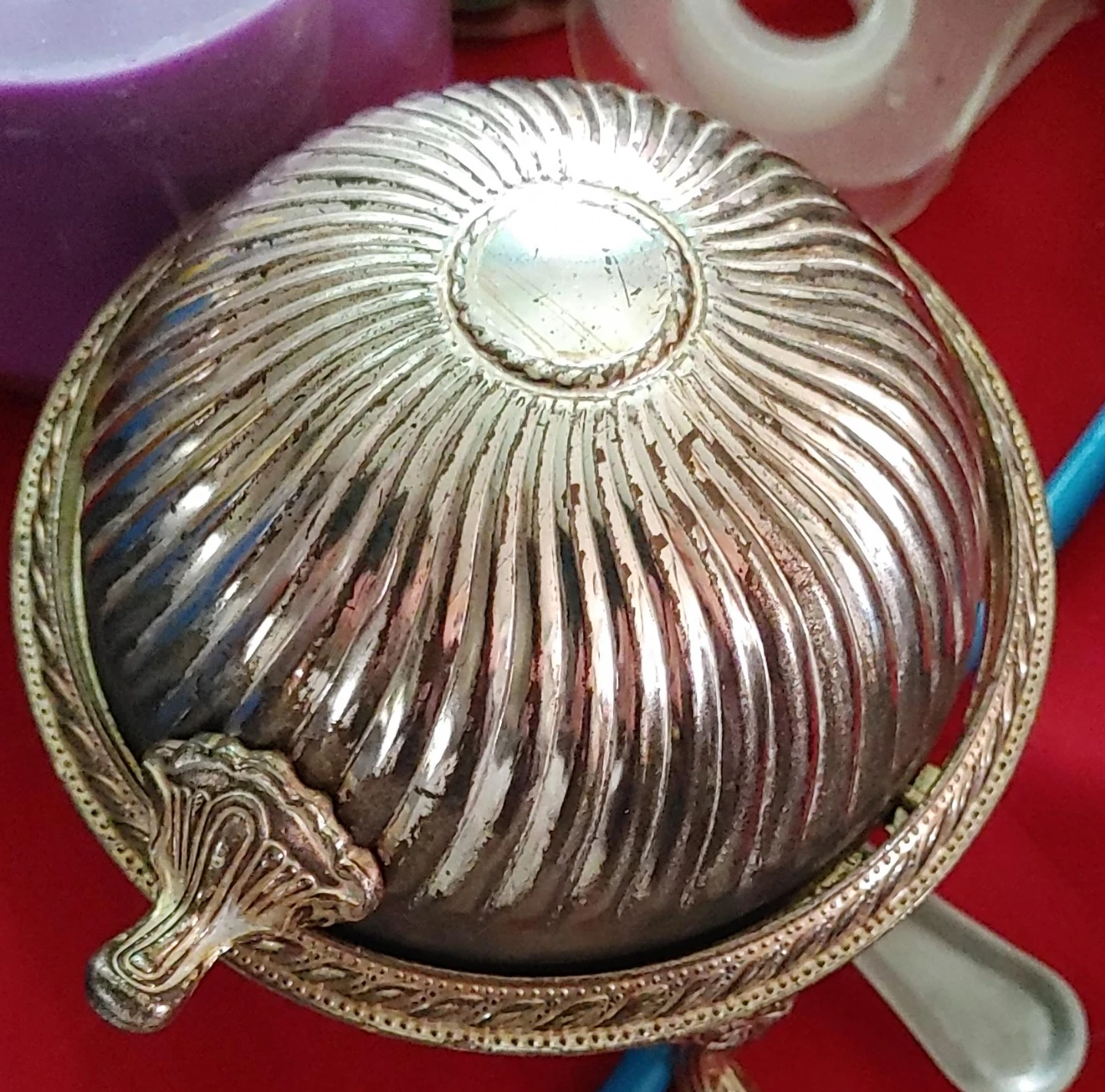 Vintage Silver Plated Sugar Bowl