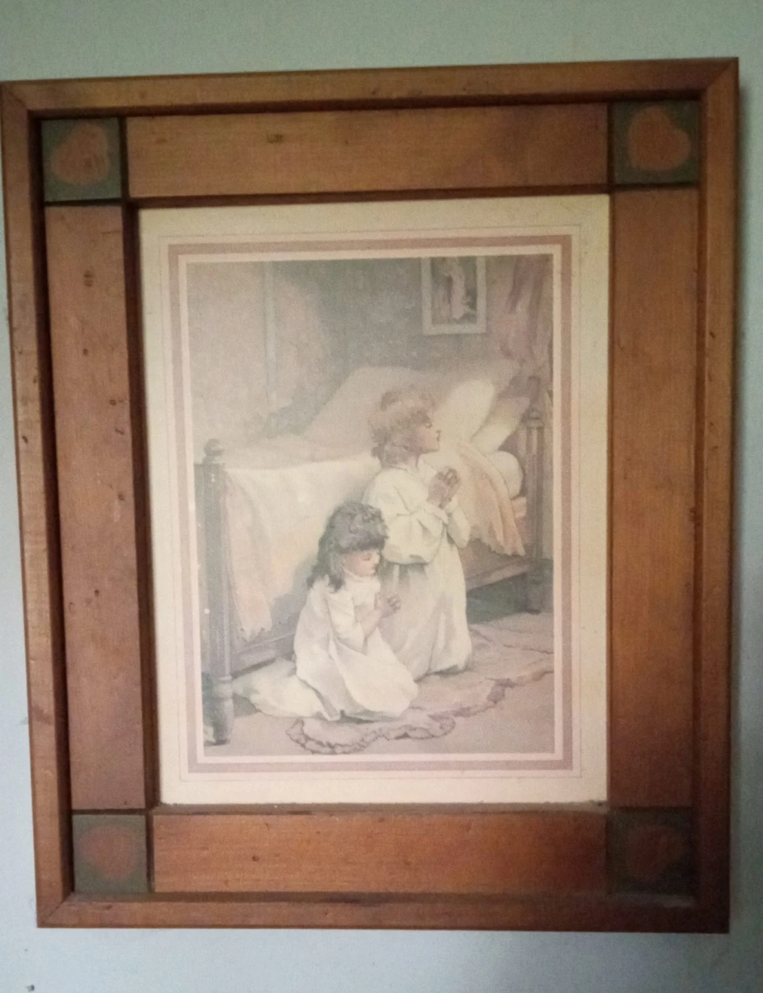 Framed Print of Children Praying thumbnail