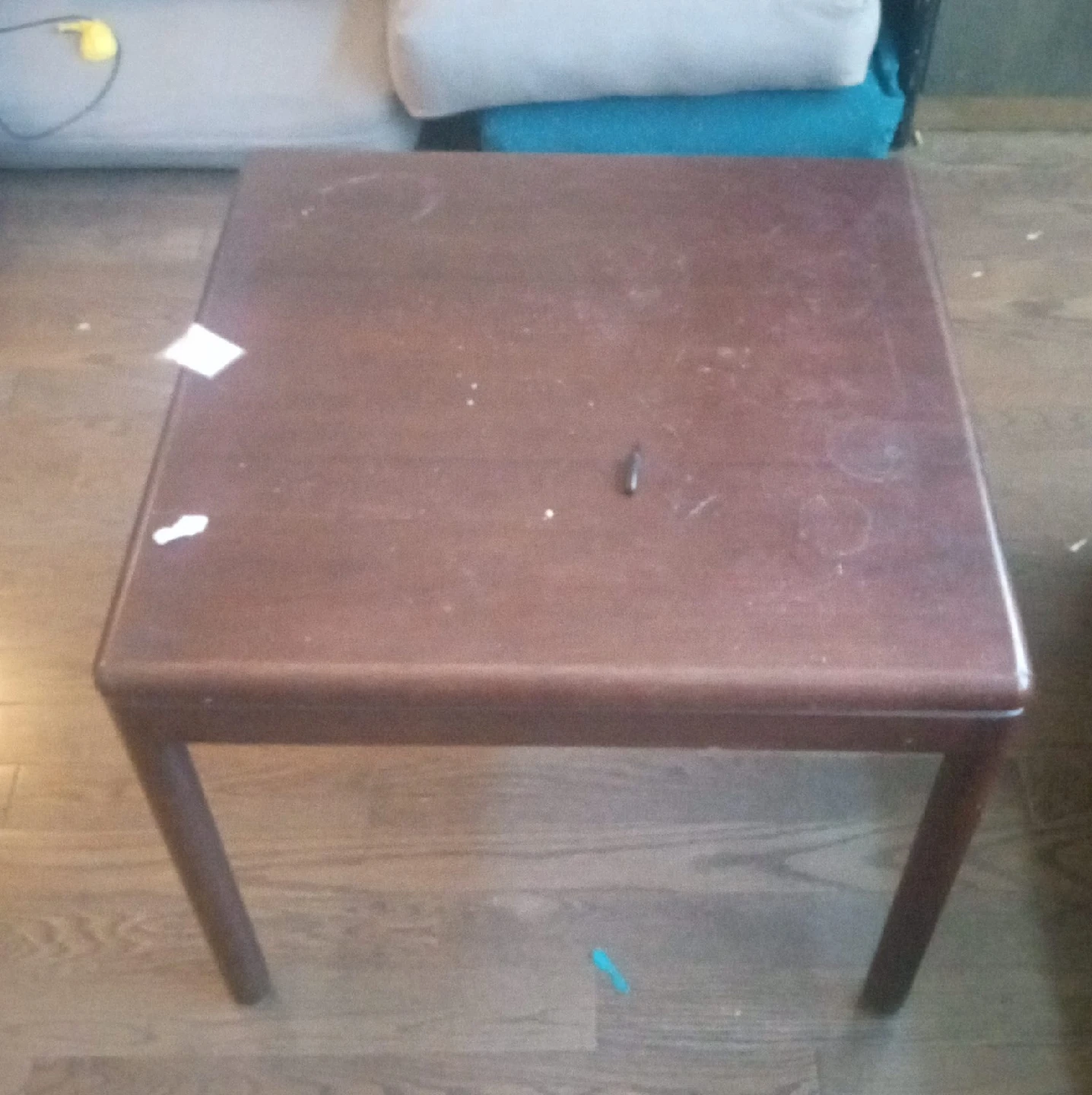 Brown Wood Side Table thumbnail