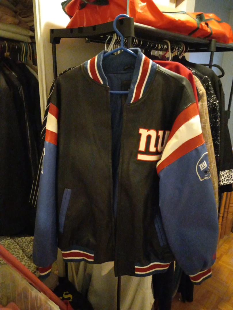 New York Giants Leather Jacket