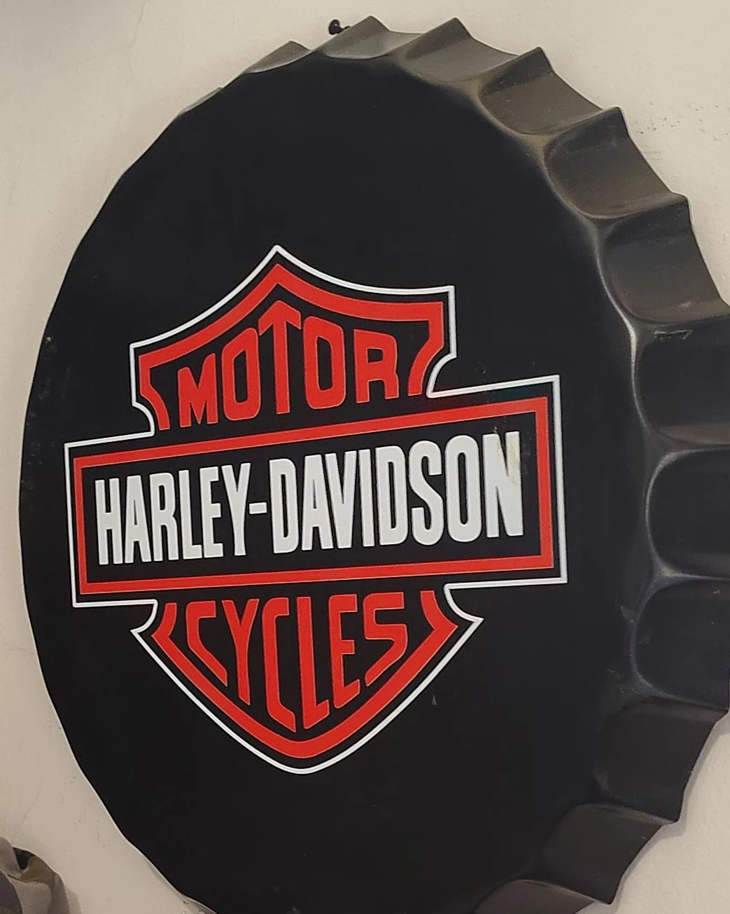 Harley-Davidson Bottle Cap Wall Decor