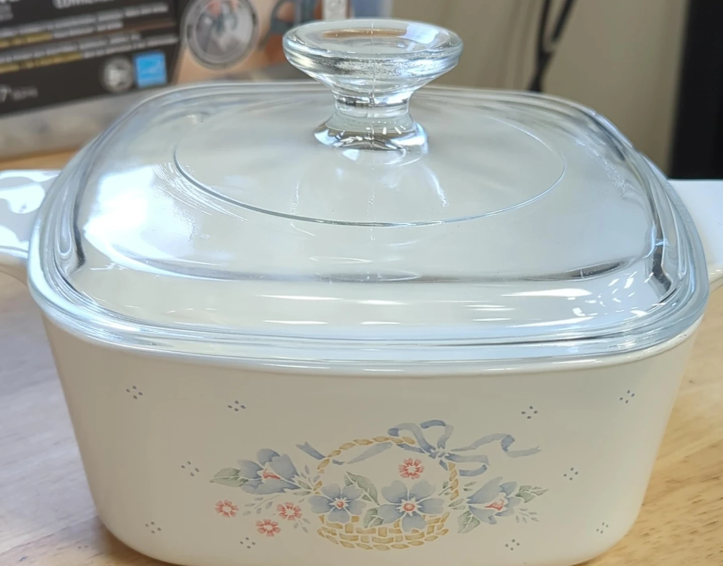 Vintage CorningWare Casserole Dish with Lid