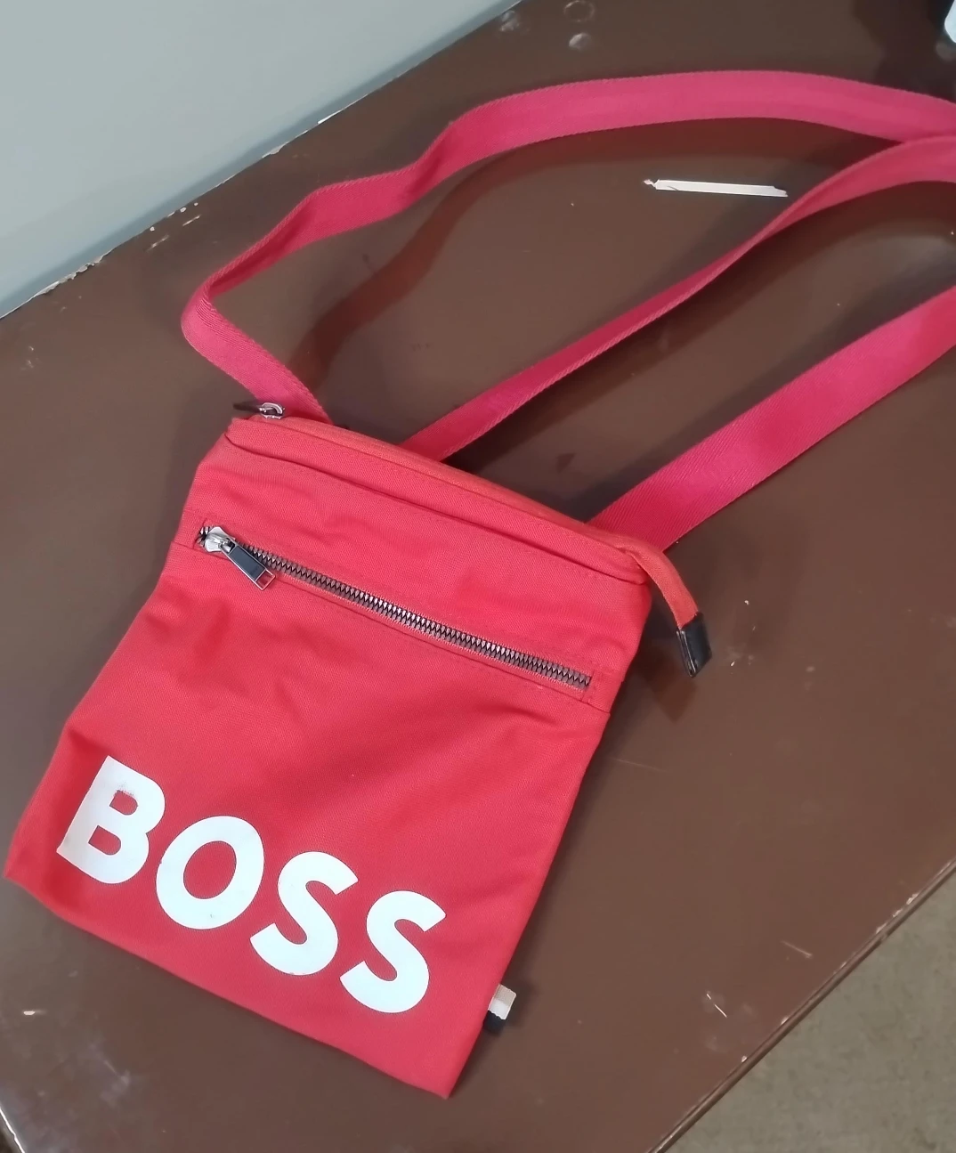 BOSS Red Crossbody Bag