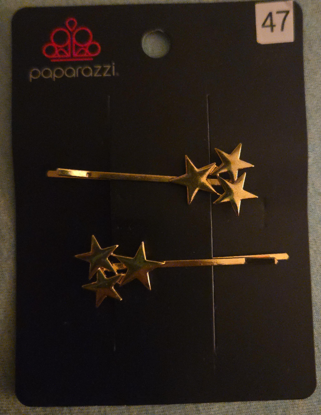 Paparazzi Star Hair Clips - Gold