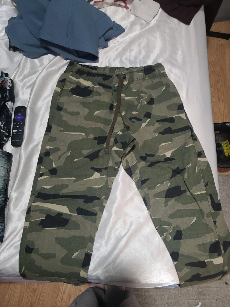 Cotton Best Camo Sweatpants - Size Large