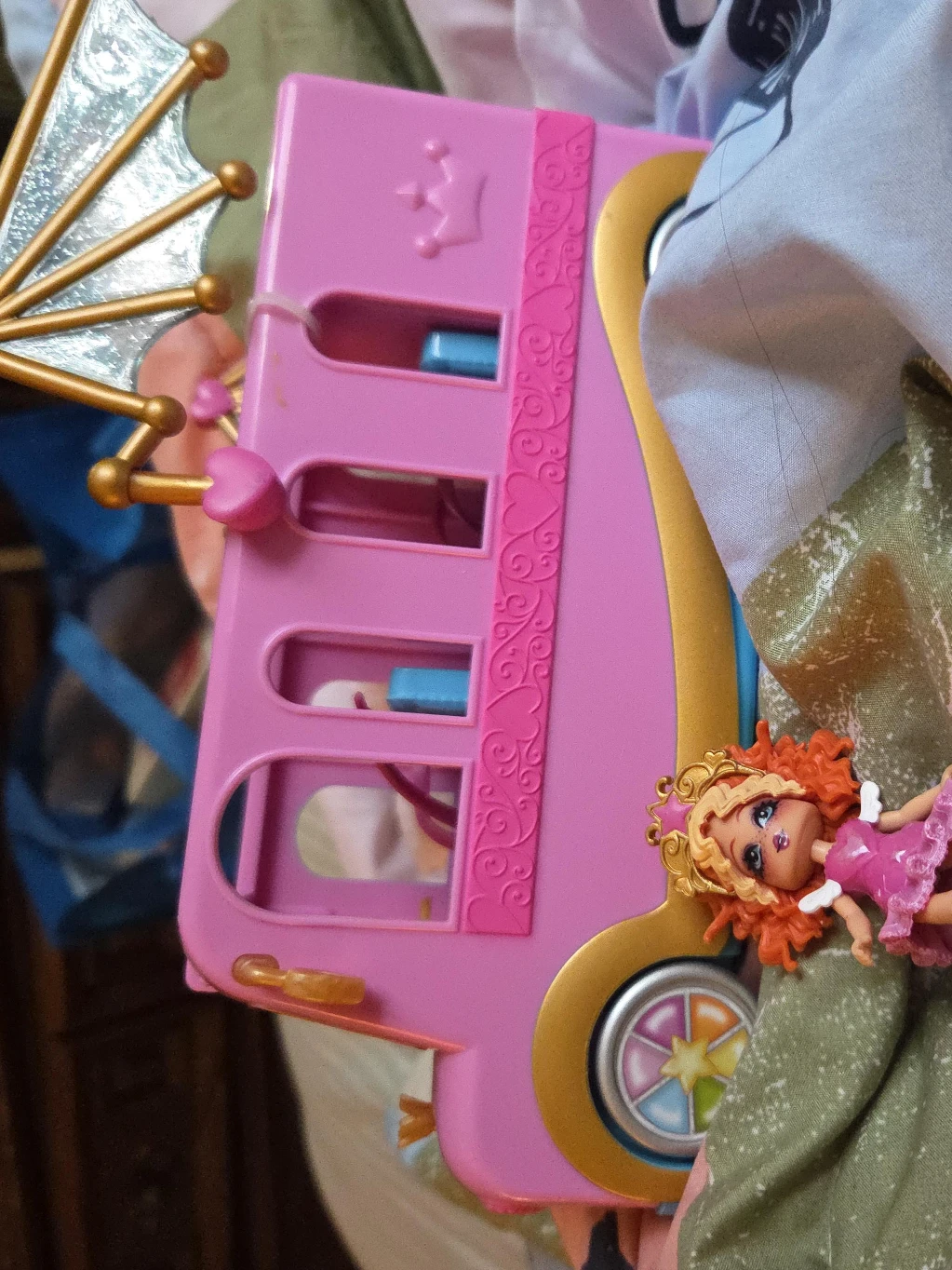 USED Royale High School Bus TOY CODE NOT INCLUDED