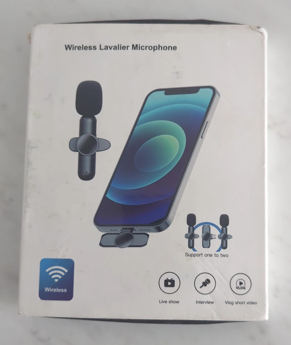 Wireless Lavalier Microphone for iPhone