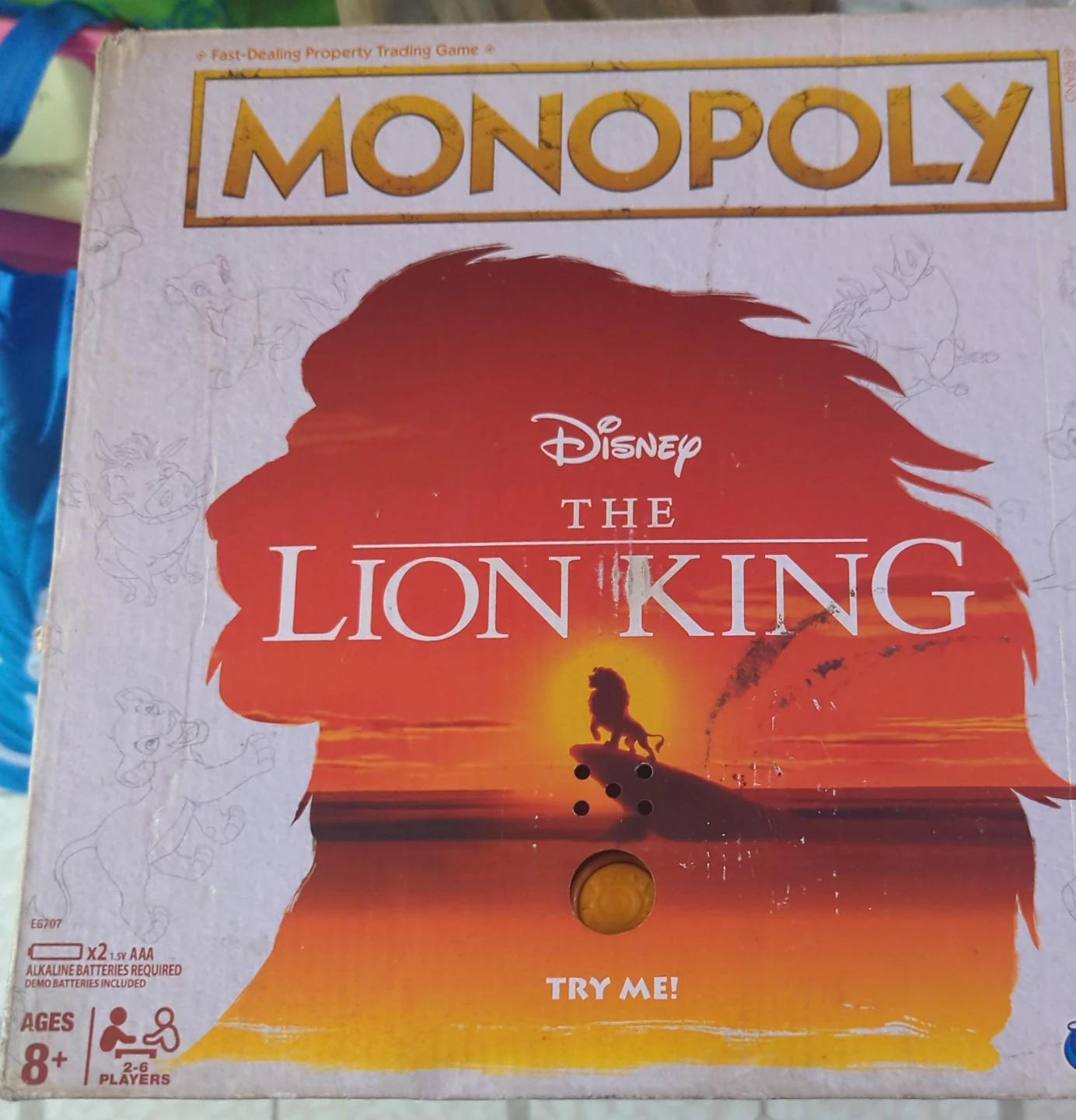 Disney Lion King Monopoly Game thumbnail