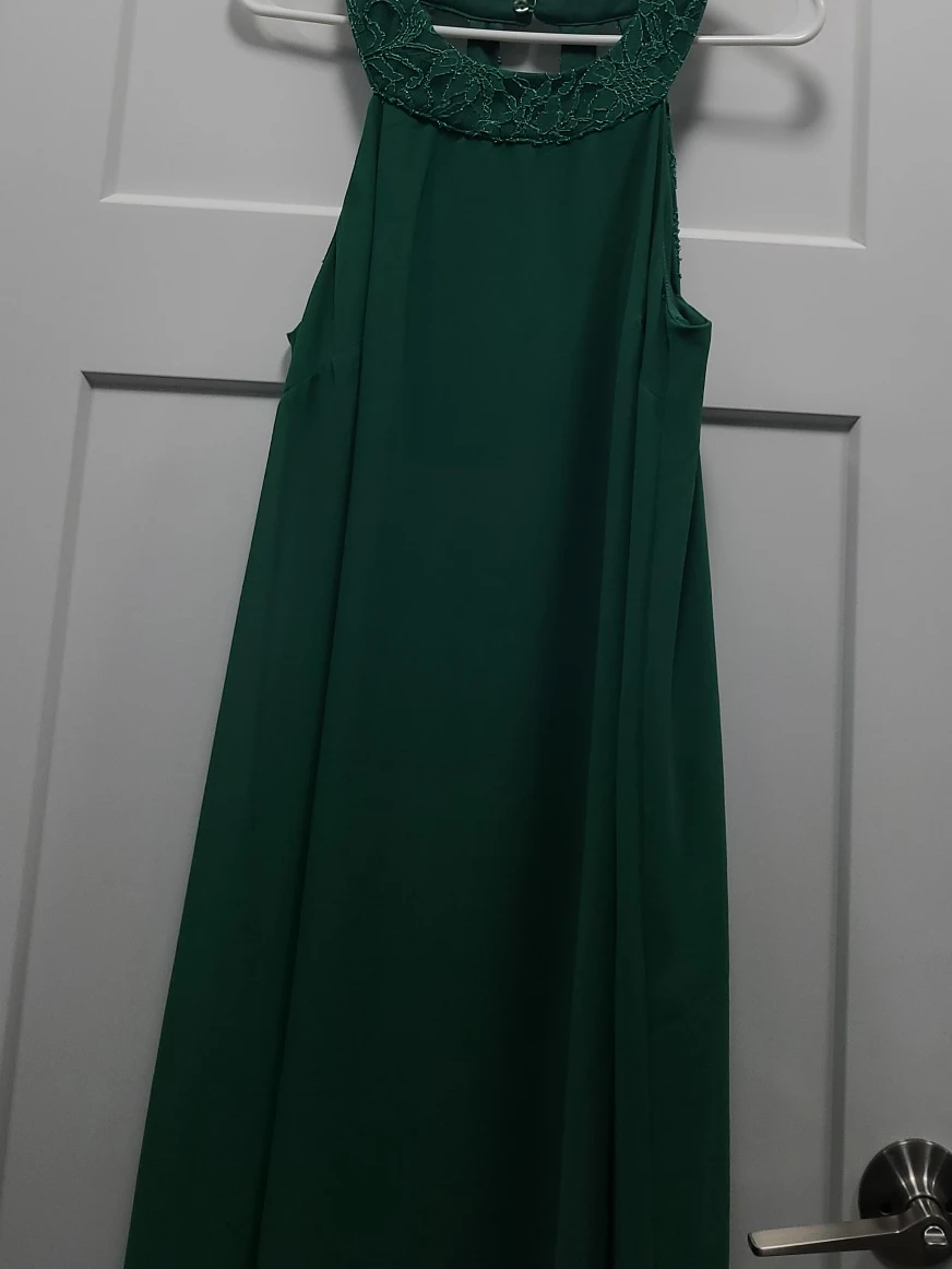 Green Halter Dress