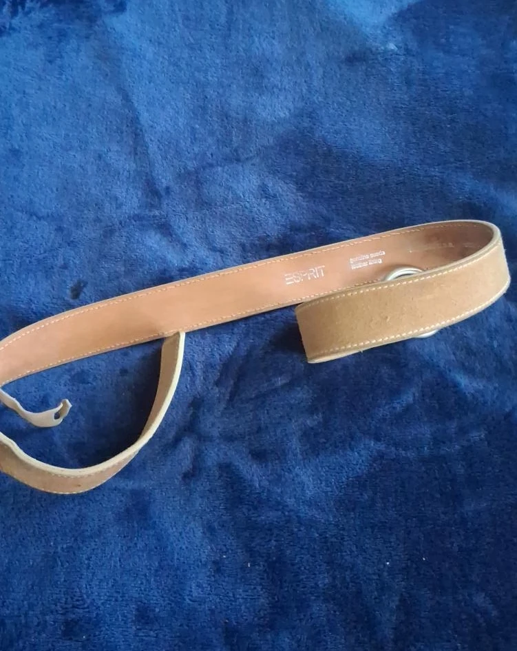 Esprit Beige Leather Belt thumbnail