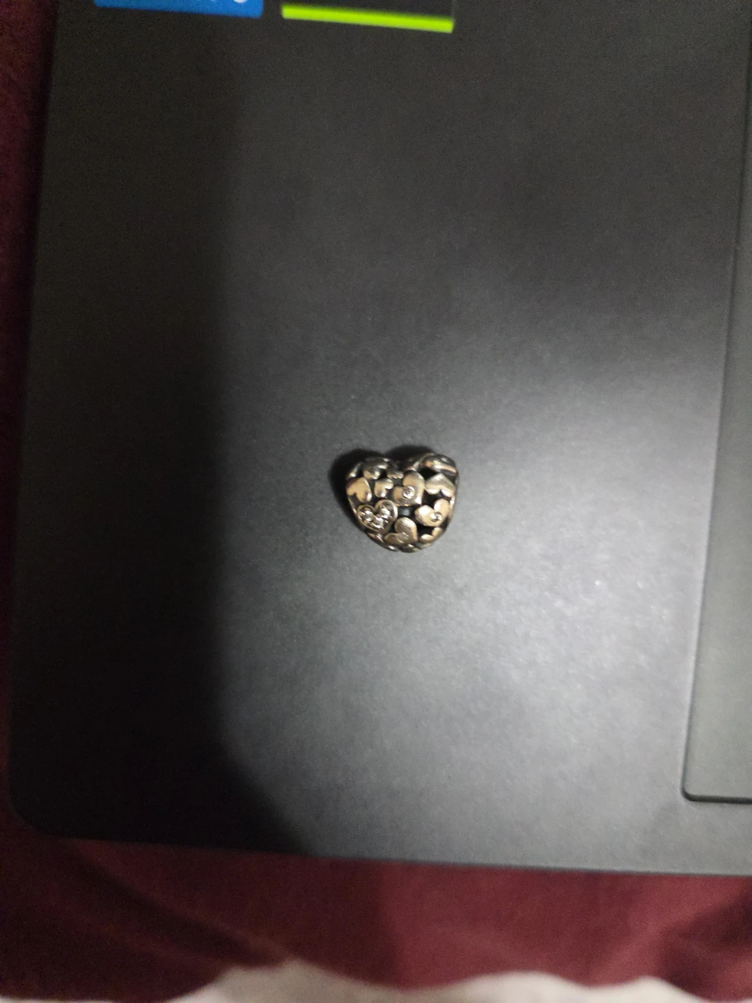 (Check Desc) Pandora Sterling Silver Openwork Heart Charm image indicator(2)