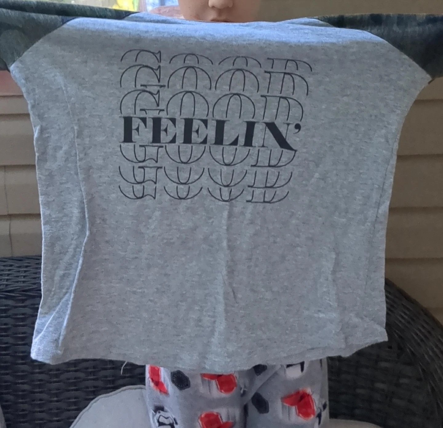 Grey "Good Feelin'" T-Shirt