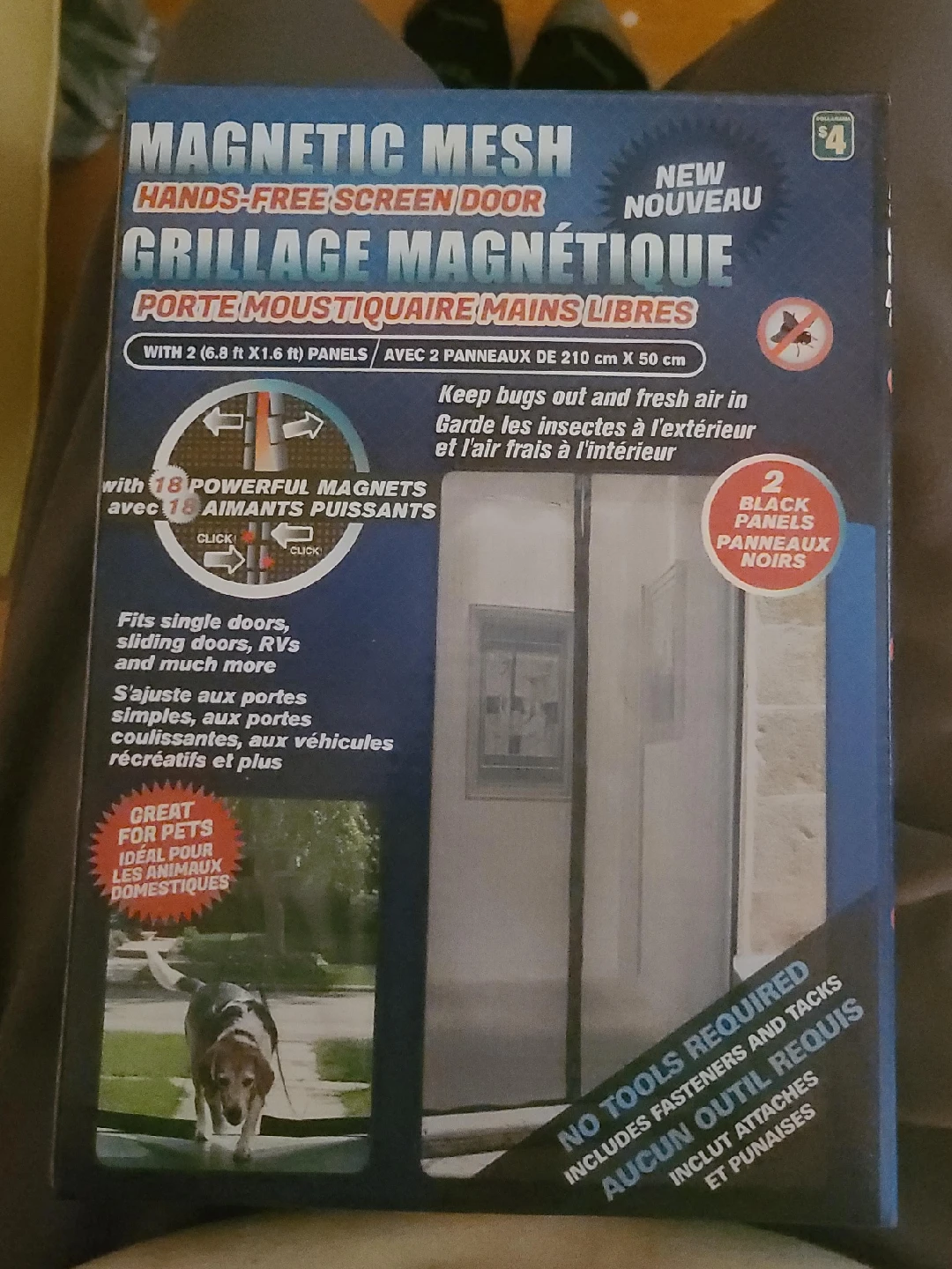 New Magnetic Mesh Hands-Free Screen Door thumbnail