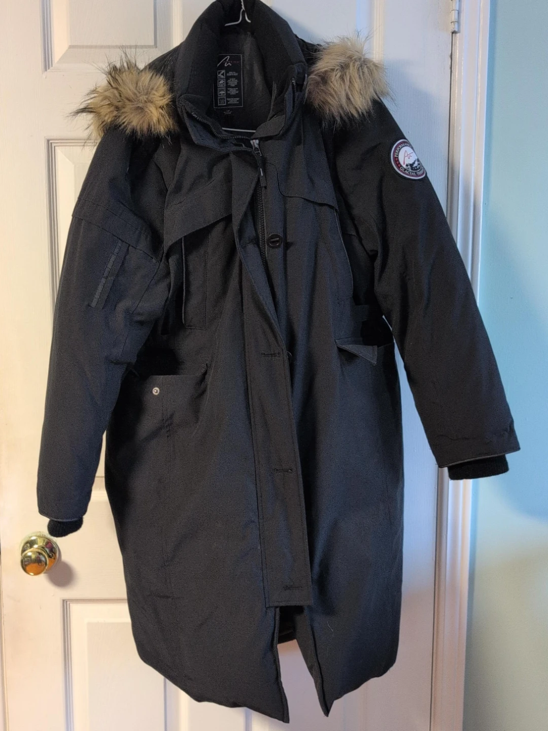 Rusty Flack Glacier Parka Black