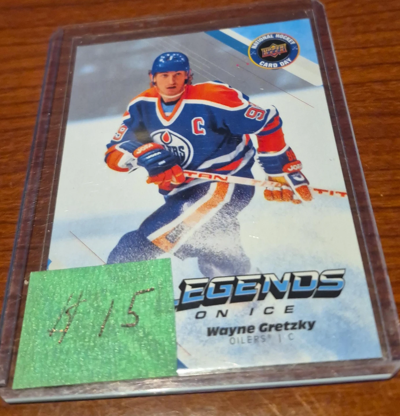 Wayne Gretzky Oilers Hockey Card thumbnail
