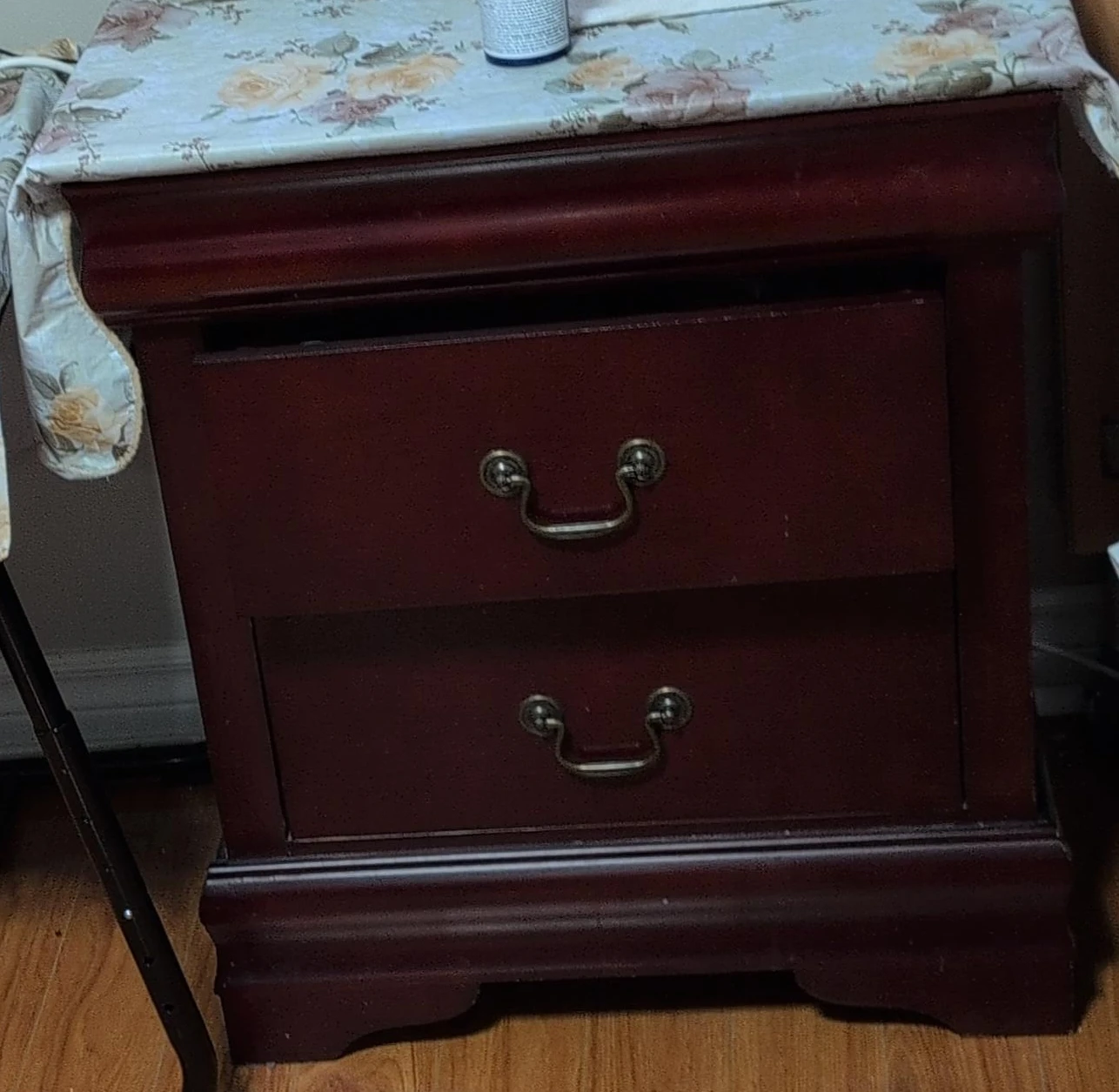 Wooden 2-Drawer Nightstand thumbnail