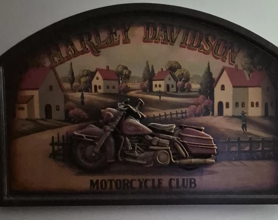 Harley Davidson Motorcycle Club Wall Art