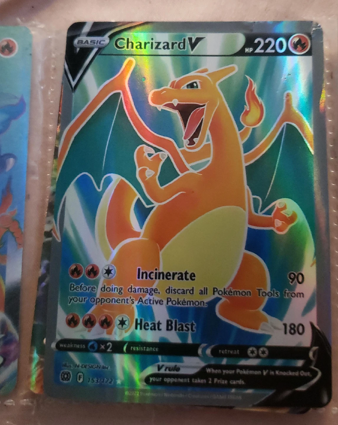 Charizard V Pokemon Card thumbnail