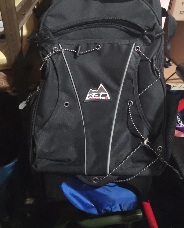 KGB Sport Black Backpack