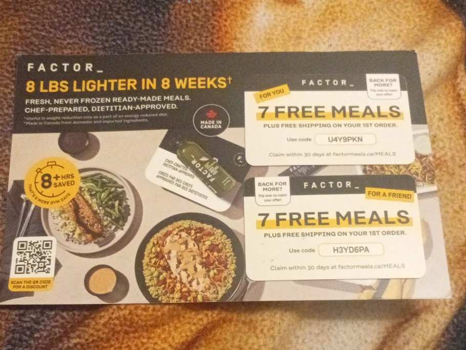 Factor 7 Free Meals Voucher