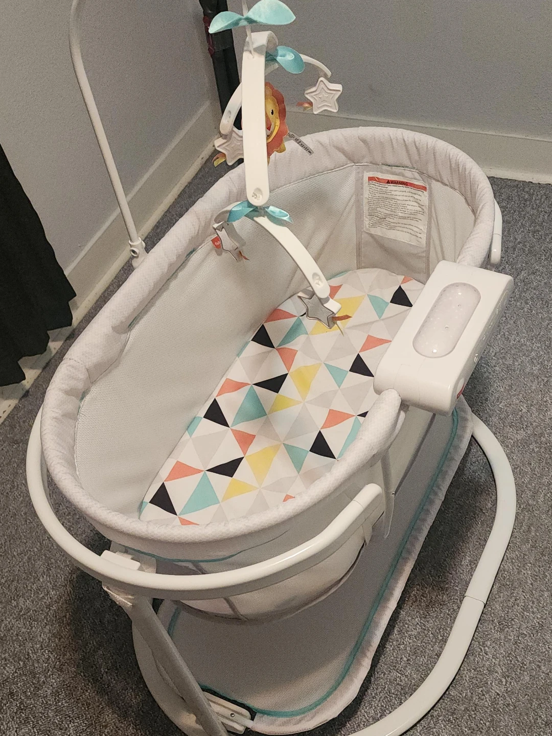 Fisher-Price Soothing Motions Bassinet - Gently Used