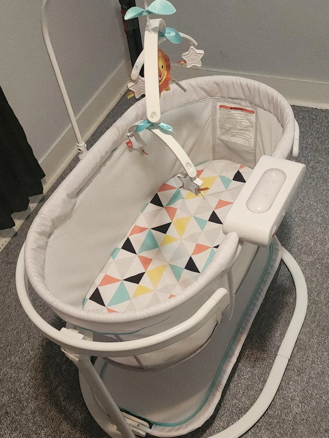 Fisher-Price Soothing Motions Bassinet - Gently Used