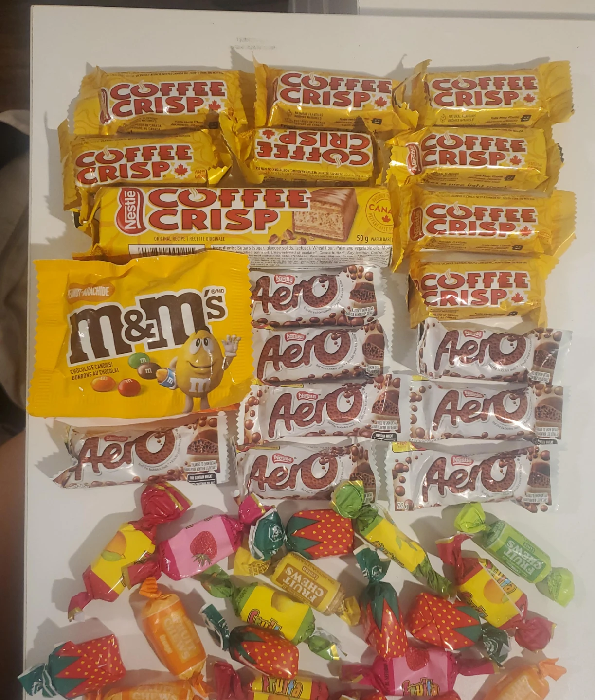 🥕Nestle Coffee Crisp, Aero, M&M's, Fruit Chews and more
