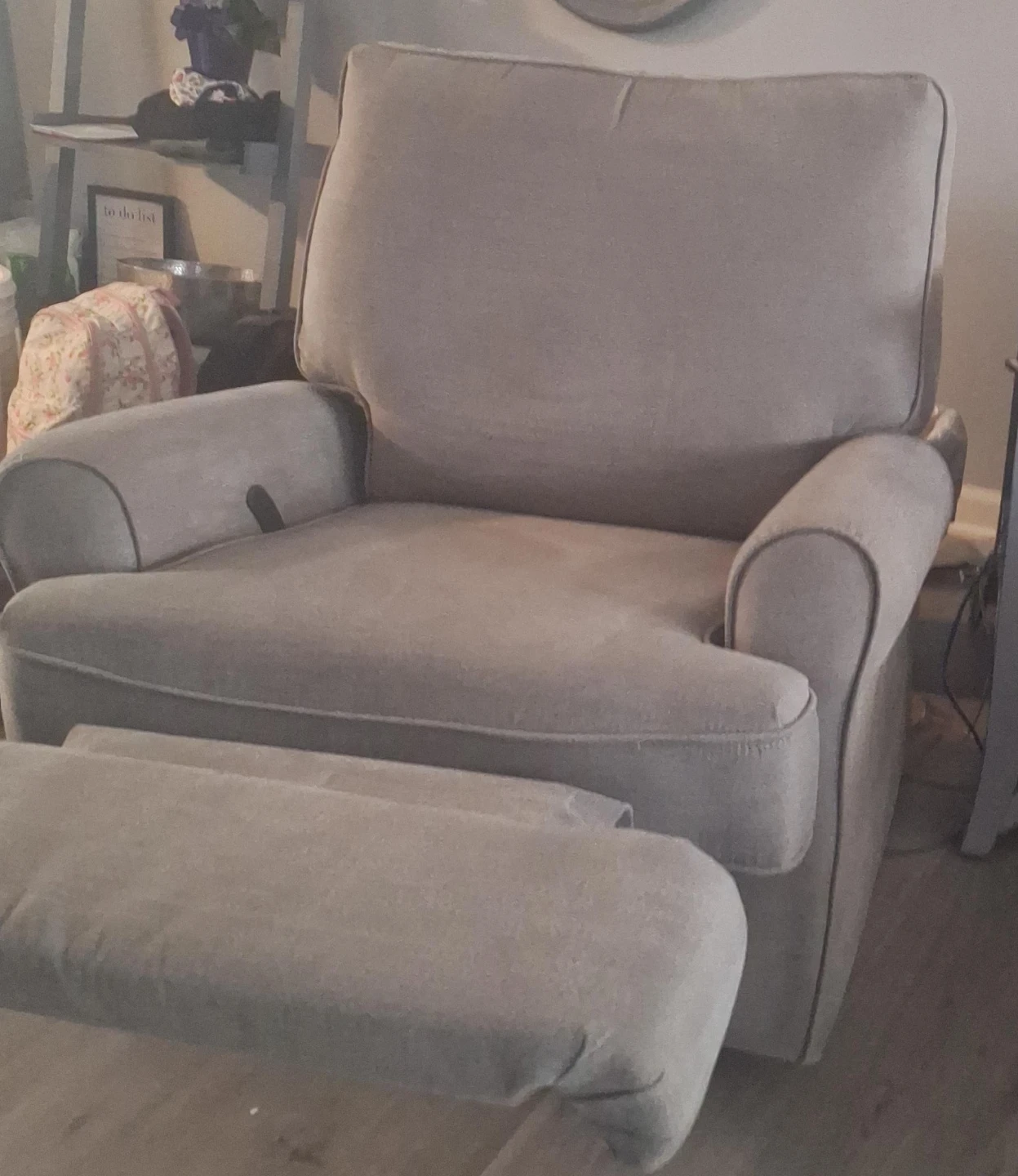 Gliding Recliner with Ottoman
