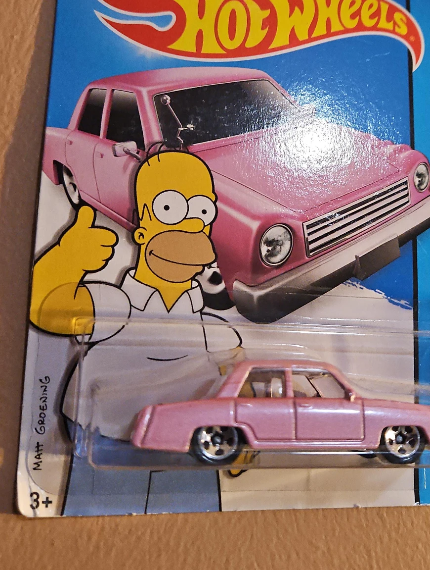Hot Wheels The Simpsons Pink Car