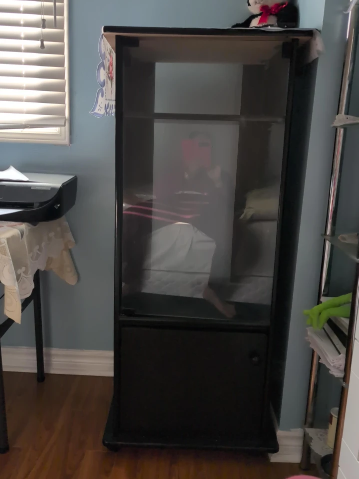 Black Display Cabinet