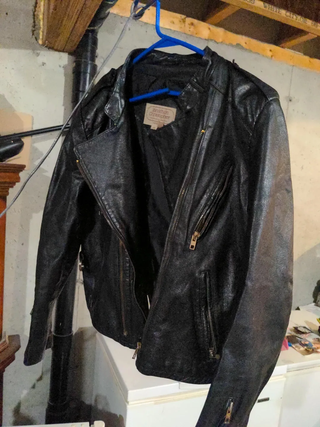Jonathan Christopher Black Leather Jacket