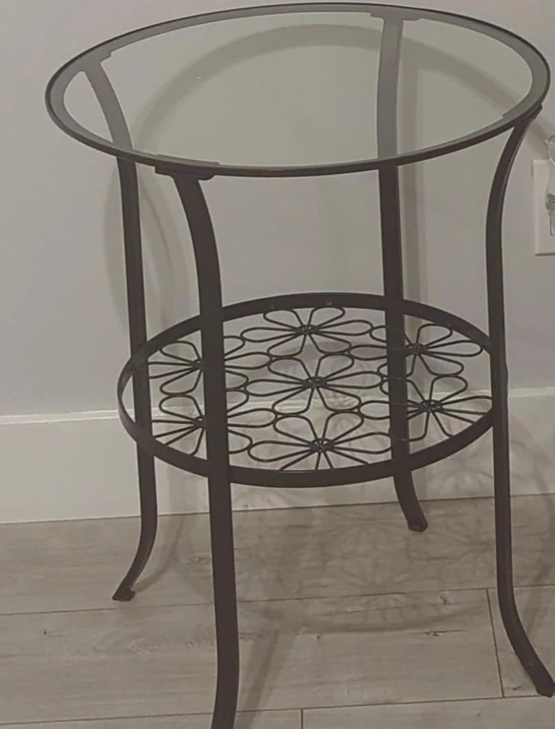 Glass Top Side Tables - Set of 2 image indicator(1)