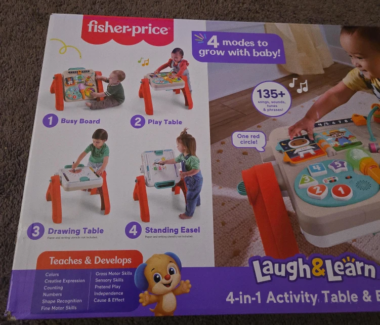 Fisher-Price Laugh & Learn 4-in-1 Activity Table