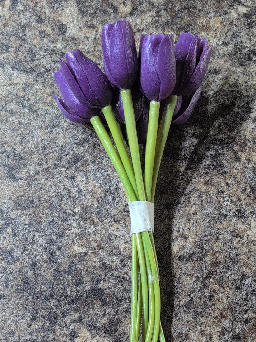 Purple Artificial Tulip Bouquet